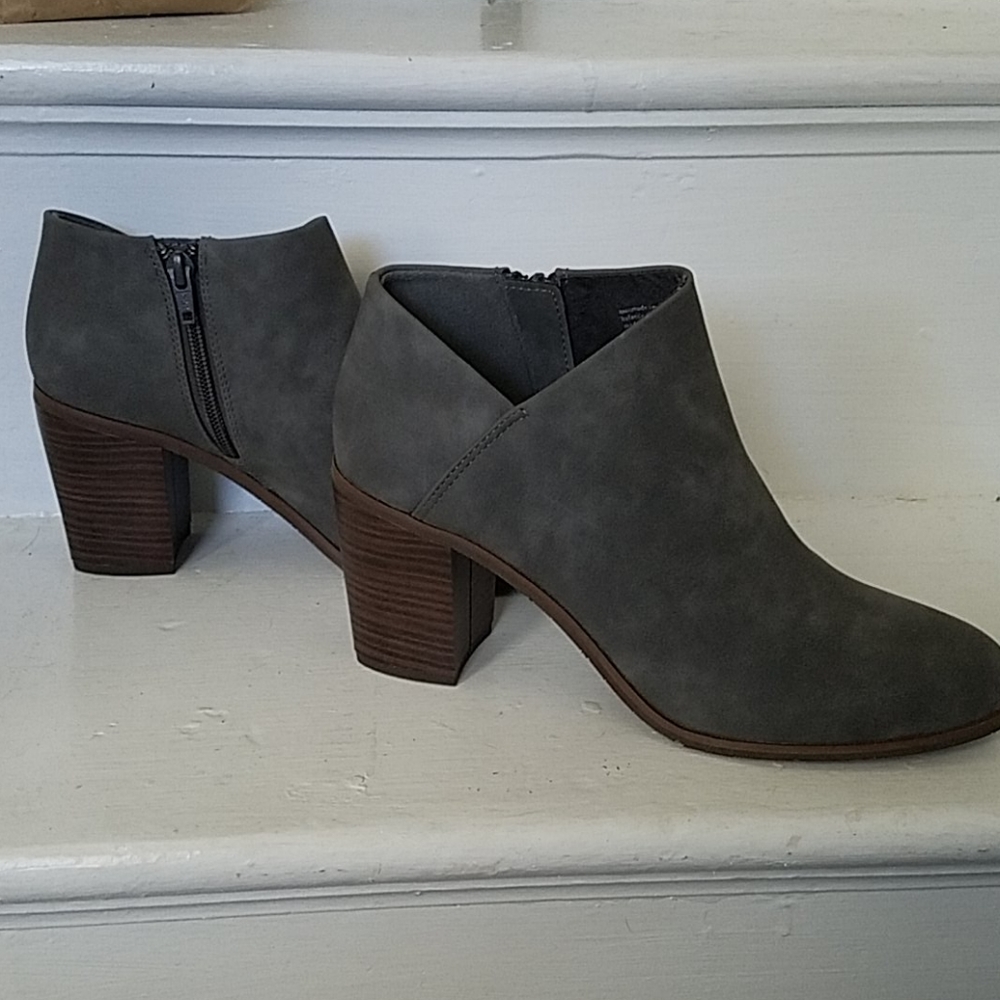 Gray Zip Booties - image 2